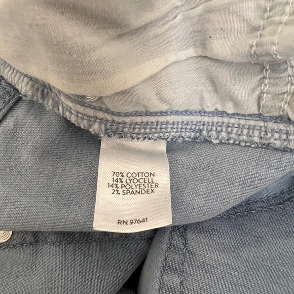 J Jill Denim Authentic Fit Cropped Jeans Light Wash Frayed Hem Womens Size
18 - Picture 7 of 7